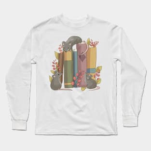 Books and rats Long Sleeve T-Shirt